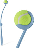 Dog Ball Launcher with Detachable Handle, Tennis Ball Included, Plastic Pet Fetch Thrower