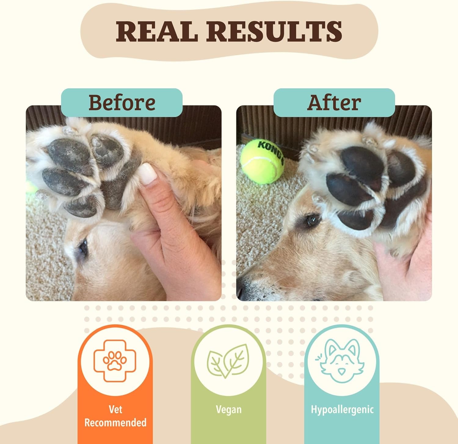 Pawtection Dog Paw Wax, 2 Oz Tin | Hot Pavement Protection, Sand, Asphalt & Trails, Waxy Barrier Balm, Non-Toxic & Lick Safe, Summer Walks, Hiking & Beach Days