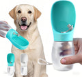 Dog Water Bottle,Leak Proof Portable Puppy Water Dispenser with Drinking Feeder, Dog Walking Accessories for Pets Outdoor Walking, Hiking, Travel, Food Grade Plastic