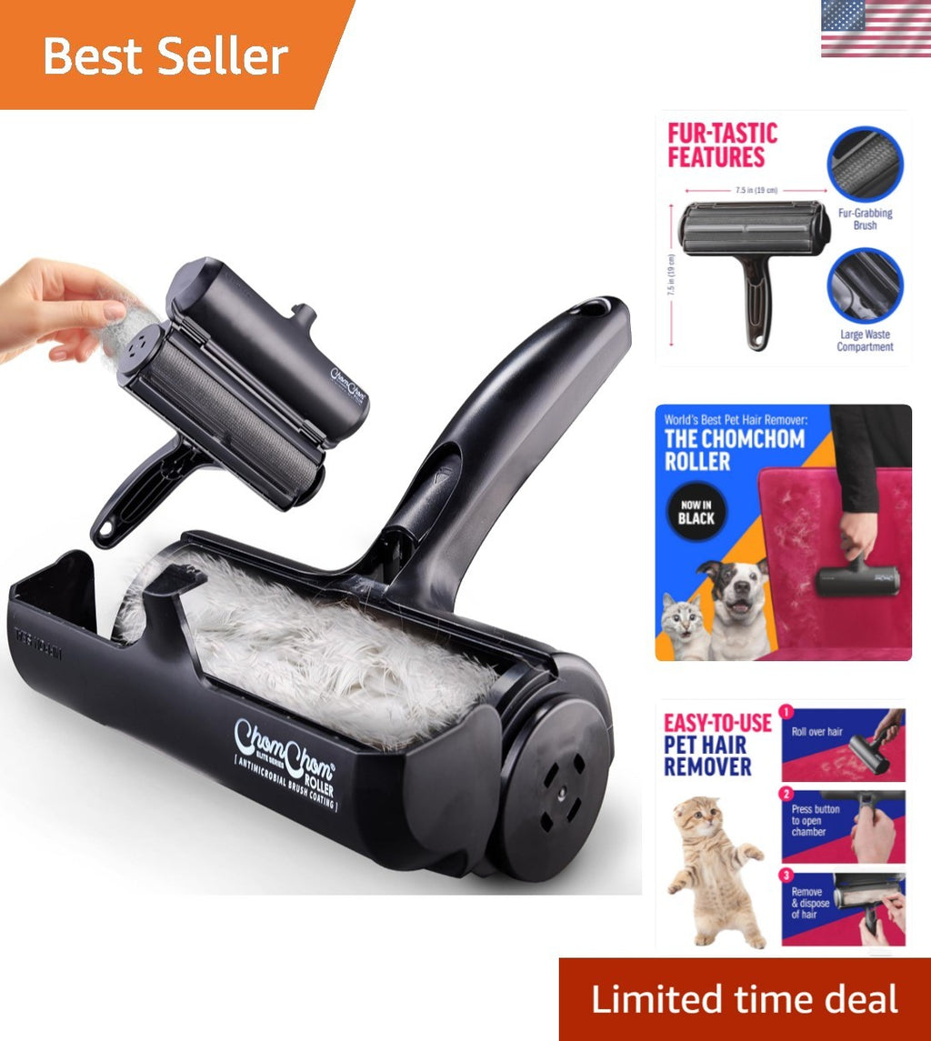 Pet Hair Remover – Size Reusable Lint Roller for Cat & Dog Hair on Furniture...