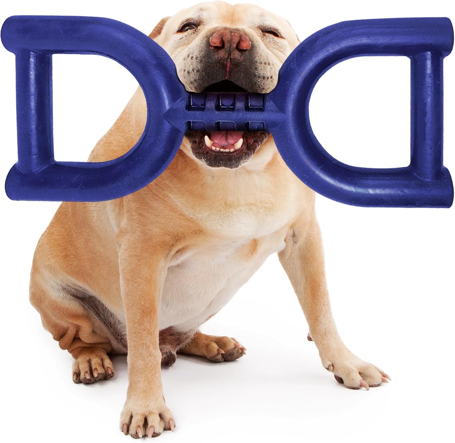 Superchewer Tough Dog Bone Toy | Lifetime Replacement | Strong Natural Rubber | Great Dog Fetch Toy | Chew Toys for Dogs | Ultra Durable Chew Toys for Moderate Chewers | Large Breed Tested