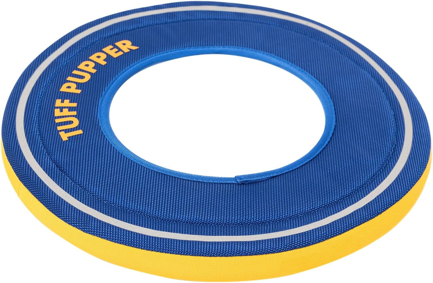 Floating Dog Frisbee Toy | Fetch Only Not a Chew Toy | Soft Foam Fetch Disc | High-Visibility Water & Snow Play | Gentle on Teeth | Lightweight Durable Outdoor Flying Toy