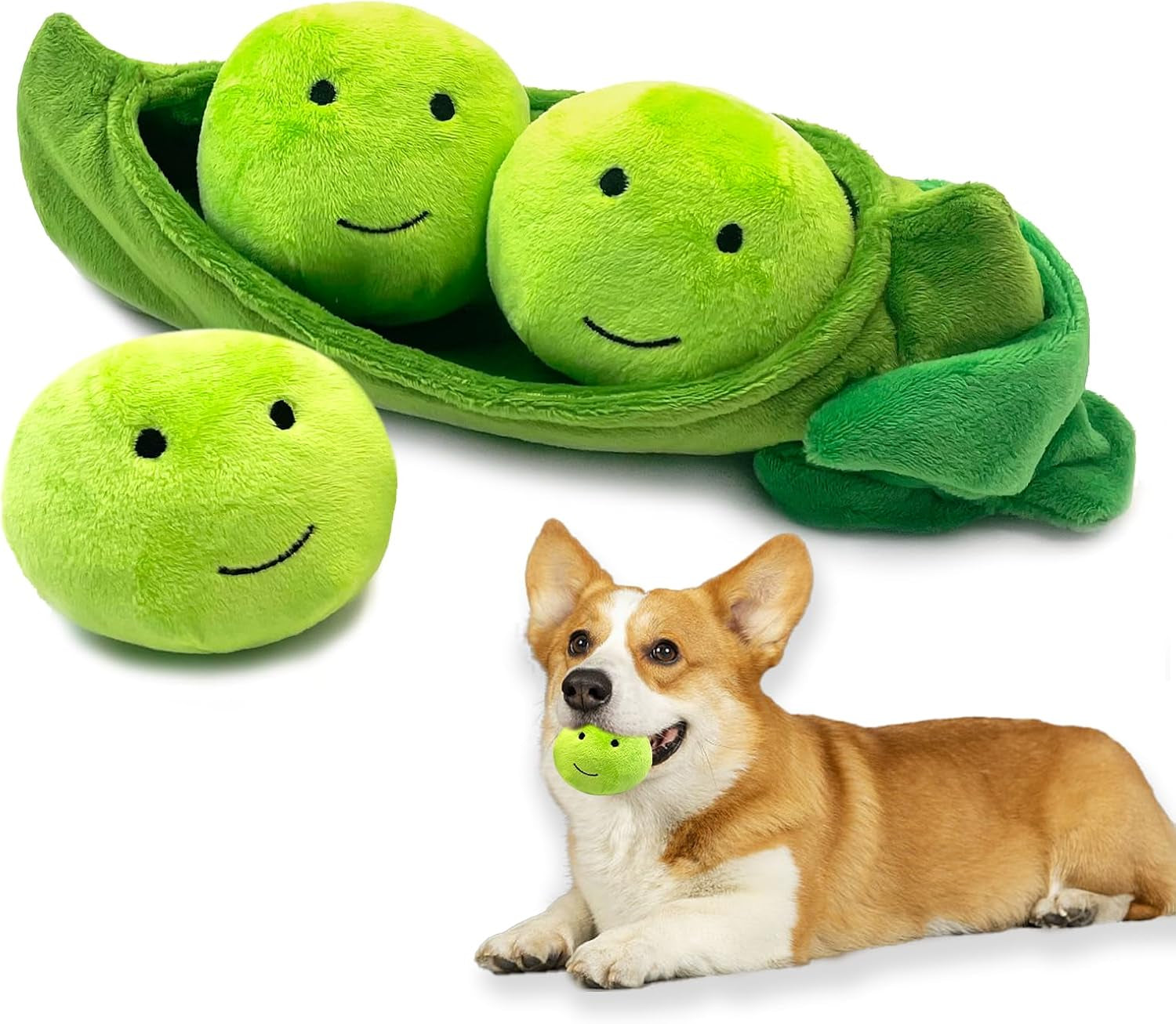 Hide and Seek Dog Toys, Squeaky Interactive Puzzle Dog Toys for Boredom and Stimulation, Dog Enrichment Toys for Small and Medium Dogs (Mushrooms, Pack of 7)