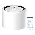 Pet Fountain,Cat Water Fountain,Stainless Steel Cat Dog Water Fountain with Wireless Pump,App Control, Ultra Quiet & LED Indicator