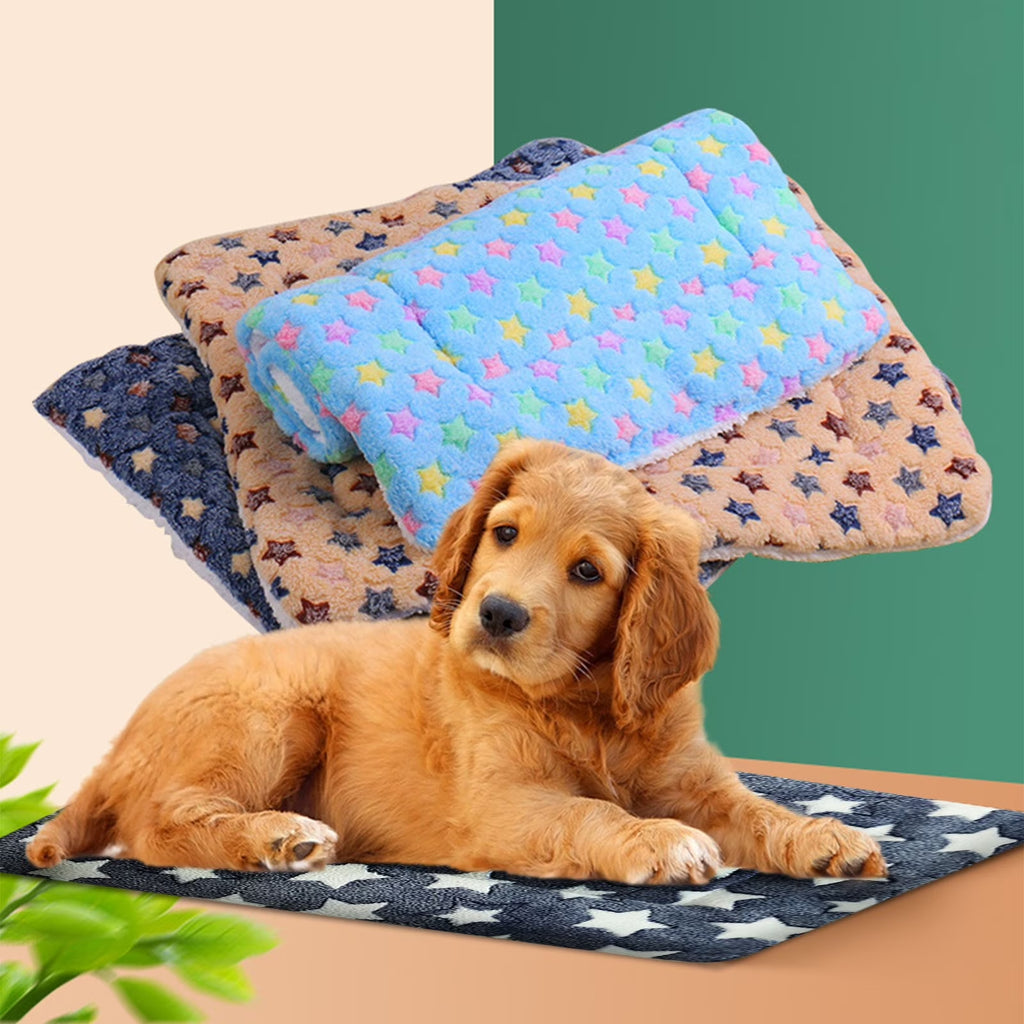 New Pet Essentials Ultra Soft Warm Dog Bed Mat Indoor Dog Pads, Machine Washable Dog Crate Mat, Kennel Pad for Dog Sleeping Mattress for Small Dogs,24X20Inch