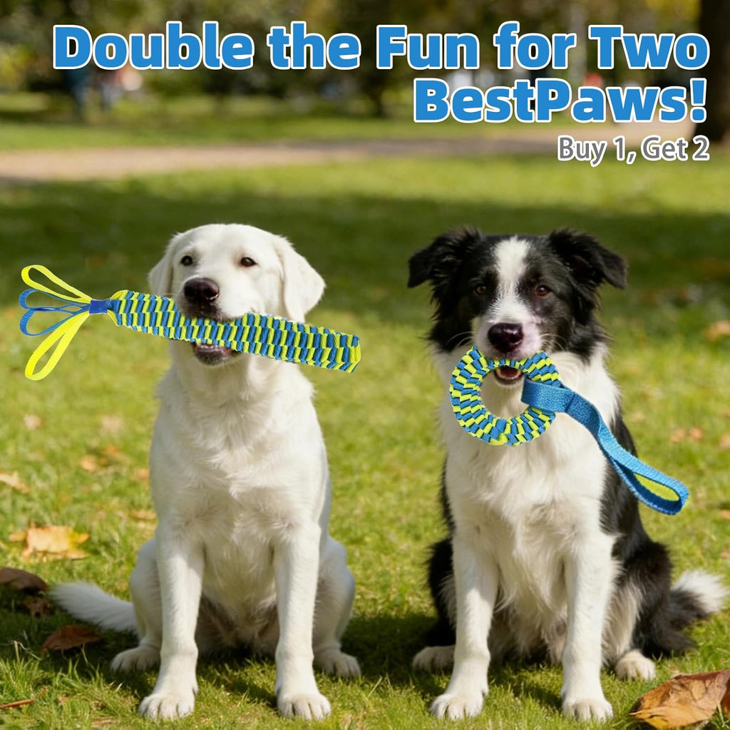 Snuffle Ball for Dogs, Interactive Dog Puzzle Toy for Smart Dogs Treat Dispensing, Durable Tug of War Dog Chew Toys for Small Medium Large Dogs, Multi-Functional Floating Pool Pet Toys Indoor Outdoor