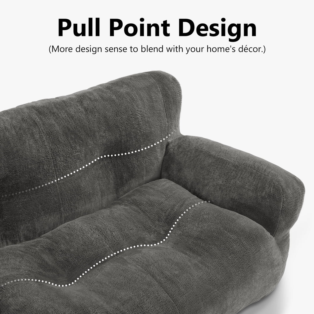 43.3'' Large Pet Couch Dog Sofa Bed, Support up to 100Lbs, No Assembly Need, Gray