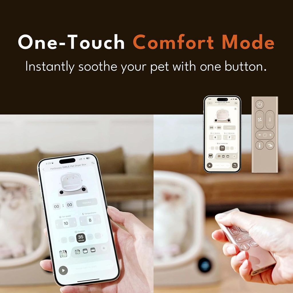 Pet Dryer Box - Safe Modular Design, 80L Large Space, Smart Temperature & App Control, 5 Sides Efficient Airflow, Ultra Quiet Cat and Dog Hair Dryer for Pet Grooming