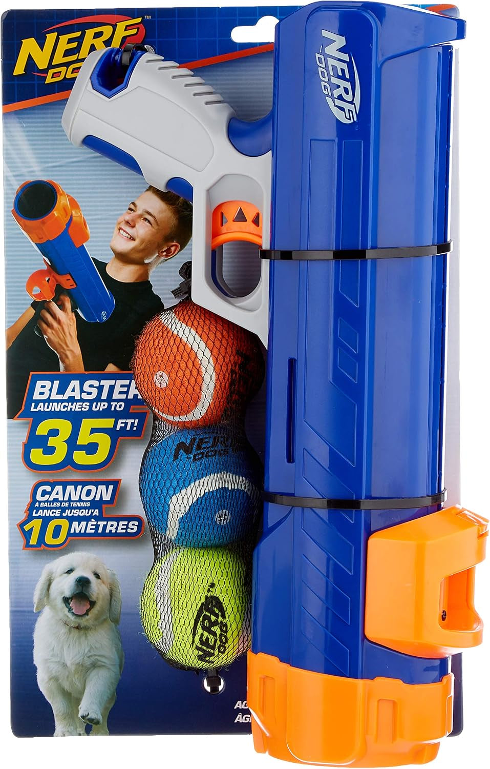 Nerf Dog Tennis Ball Blaster for Small Dogs and Puppies