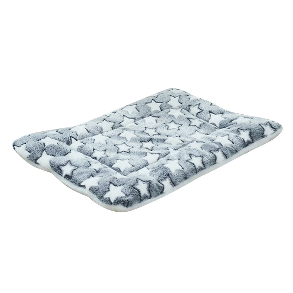 1 Pc Thickened Non Slip Dog Crate Mat, Kennel Pad Replaceable Pet Bed Pad, Warm Pet Pad, Sleeping Mat for Small, Medium, Large Dog, Machine Washable (White)