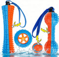 Floating Dog Water Pool Toys - 4 Pack Interactive Water Retrieving Fetch Speaky Chew Toy for Small Medium Large Dogs, Durable Dog Chew Toys for Summer Essentials Outdoor Beach Yard