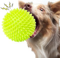 Indestructible Squeaky Dog Toys for Aggressive Chewers, Interactive Spike Dogs Balls Toys for Medium Large Dogs, Durable Floating Dog Toy Ball for Outdoor Play