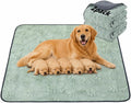 Whelping Pads 48"X48", 2 Pack Reusable Pee Pads for Dogs, Playpen | Super Absorbent, Waterproof, Leakproof, Washable Puppy Pads for Potty Training, Floor, Crates, Couch, Bed,Incontinence
