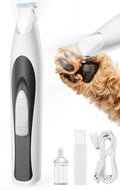Low-Noise Dog Paw Trimmer with LED Light | 35Db Quiet, 0.8Inch Safe Blade for Paws, Ears, Face & Rump, Cordless, Pet Paw Grooming Clippers for Dogs & Cats